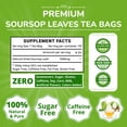 thumbnail image 6 of Soursop Tea Bags, 155 Count, 100% Natural Pure Soursop Leaves, Pleasant Taste Natural Flavor, 6 of 7