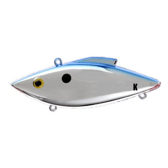 Bill Lewis Knock-N-Trap1/2 Oz Chrome Blue Back