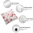 thumbnail image 4 of MLJA Butterfly Decorative Throw Pillow Cover Pillow Case Cushion Cover for Summer Sofa Bedroom Couch Home Decor Pink 2Pcs, 4 of 6