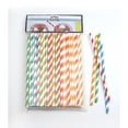 thumbnail image 4 of Design Imports PS-100S RSVP Paille en Papier Intl, Rayée, 100 Unités, 4 of 4