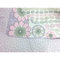 thumbnail image 3 of Dot on Flower 100% Hypoallergenic Cotton 2 piece Quilt Set Bedroom Quilt Bedding Twin Size purple, 3 of 8