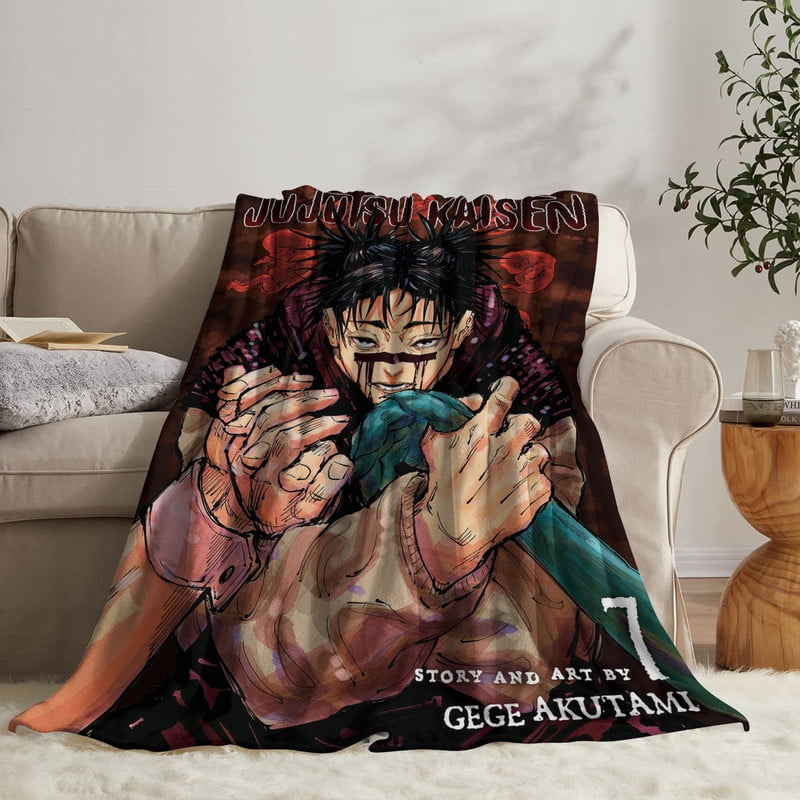 Jujutsu Kaisen Throw Blanket Gifts for Fans Lover Girls Boys Women Present Hoodie Him Bed 30"x40"