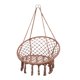 thumbnail image 2 of Hamaca al aire libre Columpio Columpio con borlas Plegable Tejido nórdico transpirable para una sola Columpio para balcón interior Senderismo café DYNWAVEMX Hamaca al aire libre, 2 of 7