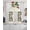 Red, variant on Strawberry Swag Valances for Windows, Small Curtains Drapes, Vintage Green Botanical Spring Floral Kitchen Window Curtains Over Sink Rod Pocket Window Treatment Valance for Bedroom/Bathroom 56"x36"