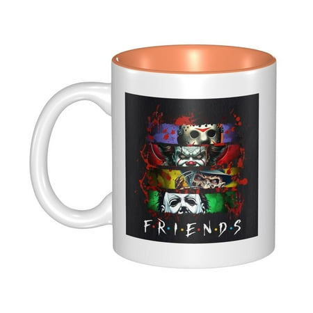 

Horror Movie Characters Coffee Mug Fun Mugs Orange