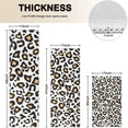thumbnail image 4 of Black and Yellow Of Leopard Print Kitchen Rugs Sets Of 3,Kitchen Runner Rugs Non Skid Washable,Decorative Kitchen Floor Mats for Kitchen,Sink,Laundry,17"x30"+ 17"x47" + 17"x59", 4 of 6