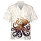 thumbnail image 3 of Camisas de verano para hombre 2024, novedad, con estampado 3D de tentáculos de pulpo, ropa con patrón creativo, camisetas de manga corta con solapa, 3 of 4