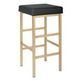 thumbnail image 2 of OSP Home Furnishings 30" Gold Backless Stool in Black, 2 of 5