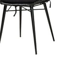 thumbnail image 5 of Baxton Studio Sabelle Bohemian Black Finished Rattan and Metal Dining Chair, 5 of 11