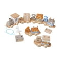 thumbnail image 1 of Tren de cumpleaños de madera juguete de Aprendizaje Temprano desarrollo sensorial Montessori niños número tren regalo de cumpleaños niñas niños, 1 of 9