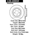 thumbnail image 5 of Centric Parts 120.40050 Premium Brake Rotor with E-Coating, 5 of 6