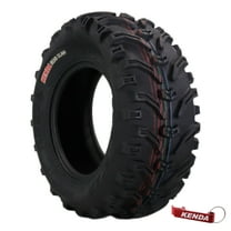 Kenda Bearclaw K299 - 25x10-12 Rear Tire for All Terrain (ATV), UTV, and Side by Side (SxS) Vehicles - 6-Ply - Bear Claw 25x10x12 with Kenda Keychain