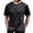 Black, variant on Zylarhe Mens Tshirts, Men's Summer Sports Leisure Ice Silk Short Sleeve Men Feeling Elastic Breathable Loose Young Men Round Neck Short Sleeve Shirts Pack for Men Black M