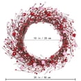 thumbnail image 2 of Corona de San Valentín J'FLORU de 50 cm con corazones y bayas, 2 of 6