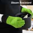 thumbnail image 4 of Unique Bargains Gants de Four en Silicone Résistants à la Chaleur 1 Paire Vert, 4 of 8