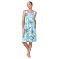 thumbnail image 7 of Aria Women's Sleeveless 100% Cotton Nightgown, Sizes XS-5X, 7 of 7