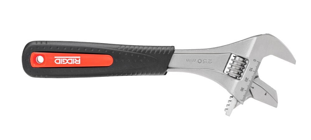 Ridgid 10 Inch Wide Capacity Reversible Adjustable Wrench