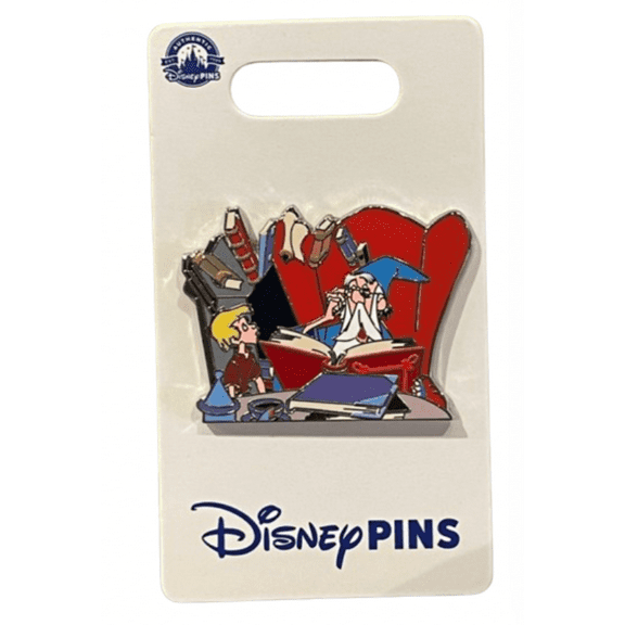 Disney Parks Arthur & Merlin The Sword in the Stone Pin New With Card