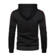 thumbnail image 5 of Sudadera con capucha transpirable para hombre, ropa informal de lana con cremallera, color sólido, tendencia sencilla, otoño e invierno, novedad, 5 of 5