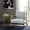 Light Blue, variant on Mid - century lounge chair in taupe color / High - density foam for long - term relaxation