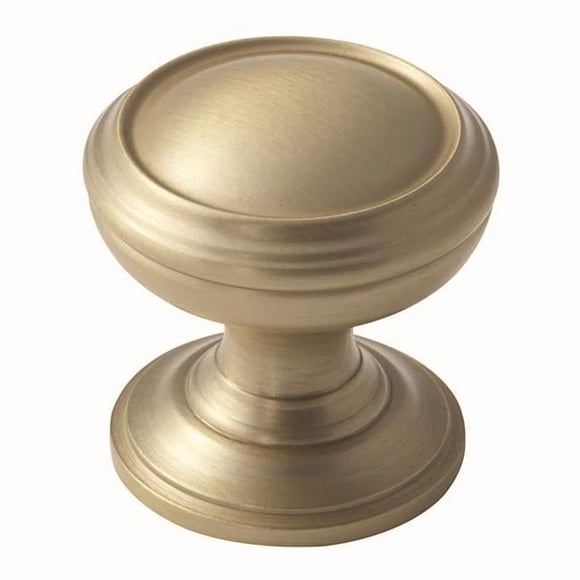 Amerock 5004517 1.25 in. dia. x 1.25 in. Champagne Knob