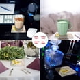 thumbnail image 2 of RYLABLUE Life is Better with My Sunflower Set of 8 Coaster for Drinks, Absorbent Ceramic Stone Coasters Cup Mat with Cork Base for Home Kitchen Room Coffee Table Bar Decor, 2 of 4