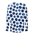 thumbnail image 4 of Otvok Womens Tops Retro Fashion Classic Print Long Sleeved Round Neck Shirt, 4 of 4