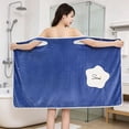 thumbnail image 6 of Eolstice Wearable Bath Towel, Women's Skirt Style Bath Wrap with Pockets, Absorbent Easy Carry, for Shower Spa Bathing, Quick Dry, Soft, Plus Size, 6 of 6