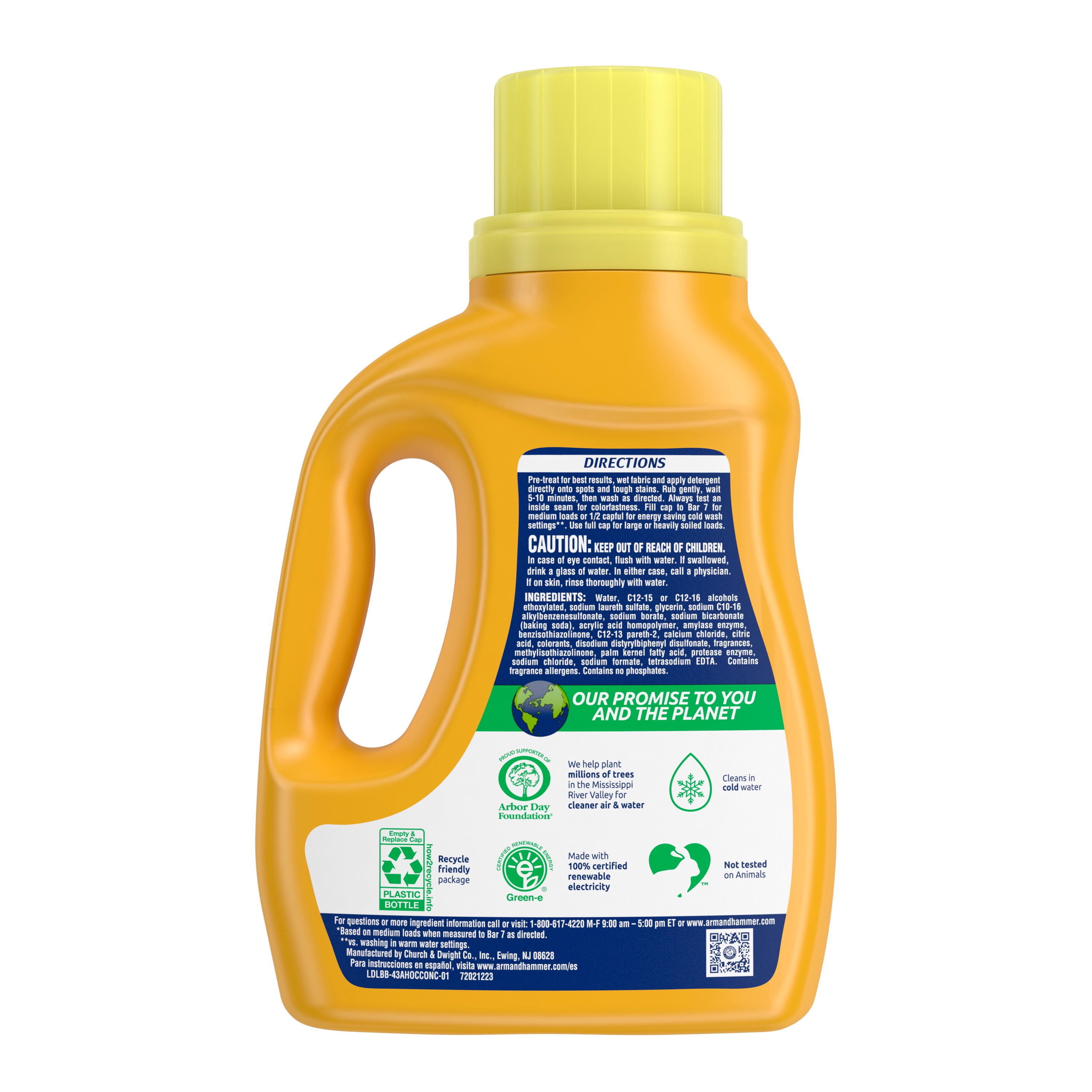 Arm Hammer Plus OxiClean Fresh Scent 35 Loads Liquid Laundry Detergent 45 5 Fl oz