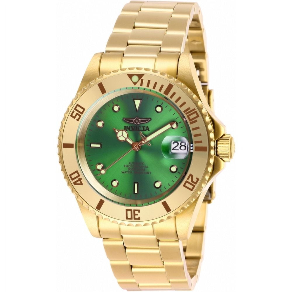 Invicta Men's Pro Diver Green Dial Watch - 28665