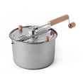 thumbnail image 2 of Wabash Valley Farms Whirley Pop Stovetop Popcorn Popper with Popping Kit (Stainless Steel), 2 of 3