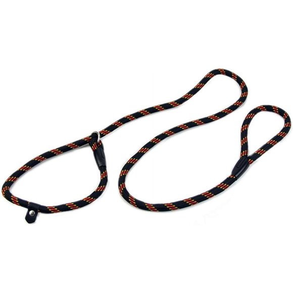 SURJDE Pet Chain Cesar Millan Dog Leash Whisperer Slip Training Correction Lead and Collar Style 135 cm Black