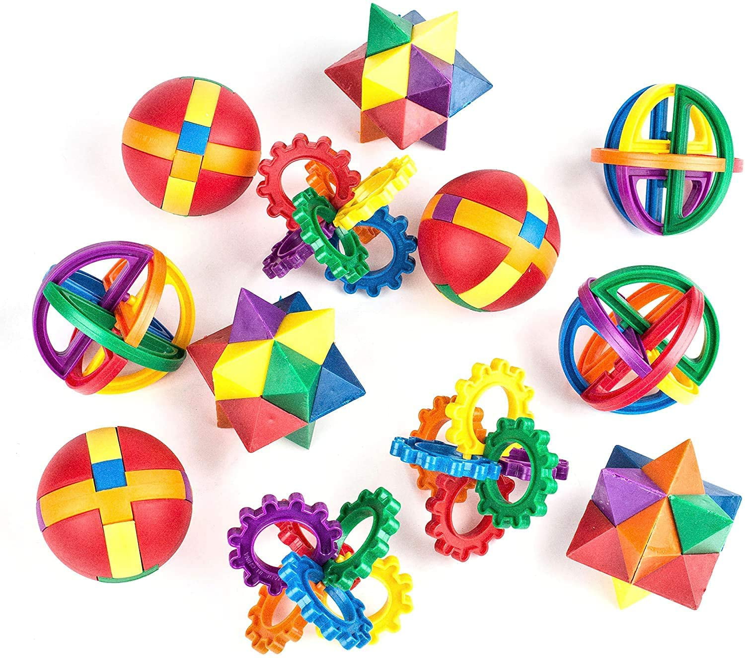 Pocket Puzzles Fidget Toy Tangle Mini Metal Puzzles Brain Teaser 