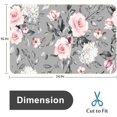 thumbnail image 2 of Pattern Spring Flowers Leaves Bath Rugs 16x24 Inch Non Slip Bath Mat Quick Dry Super Absorbent Thin Bath Rug Fit Under Door Washable Bath Floor Rugs for Bathroom Bathtub Shower Sink,Multi 1, 2 of 6