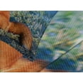 thumbnail image 4 of Ambesonne Fox Quilted Bedspread Set 3 Pcs, Serene Cold Autumn Field, King Size, Blue White Orange, 4 of 5