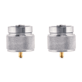 thumbnail image 1 of Adaptateur de Réchaud de Camping 2X, Entrée pour Petit Réservoir de Propane 1 Lb et Sortie EN417 avec Valve Lindal, Convertisseur de Cylindre de GPL, 2 x Adaptateur de Réchaud, Argent, 1 of 7
