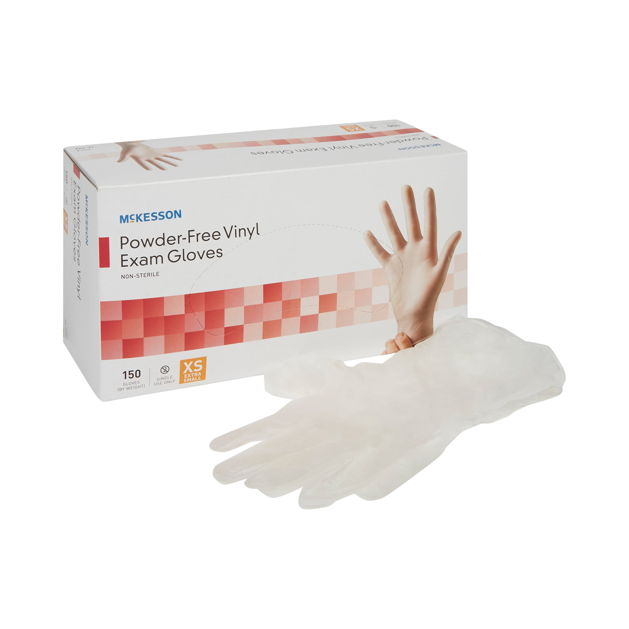 michi１剤8本２剤1本よろしくお願いします。 McKesson Vinyl Exam Gloves, Powder-Free, Disposable, Large, Latex