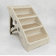 thumbnail image 2 of Escalera para Perro y Gato Mascota Antideslizante Antiderrapante Plegable 4 niveles Resistente 39x64x50cm Color Gris, 2 of 10