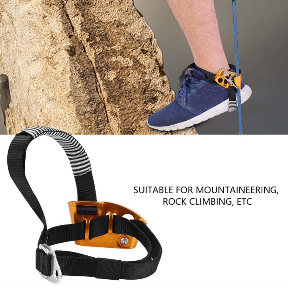 Right Left Foot Ascender Riser for Rock Climbing Mountaineering Equipment Gear 
