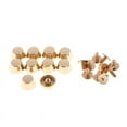 thumbnail image 4 of 10x Brass Screw Head Screw Back Feet Purse Handbag Spots 9mm, 4 of 6