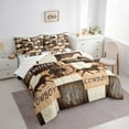 thumbnail image 2 of Manfei Western Cowboy 7-Piece Twin Bedding Sets,Rustic Horseshoe Texas Stars Bedding Comforter Set,Country Farmhouse Lodge Sheet Sets For Boys Teens,Super Cozy Room Decor Reversible, 2 of 7