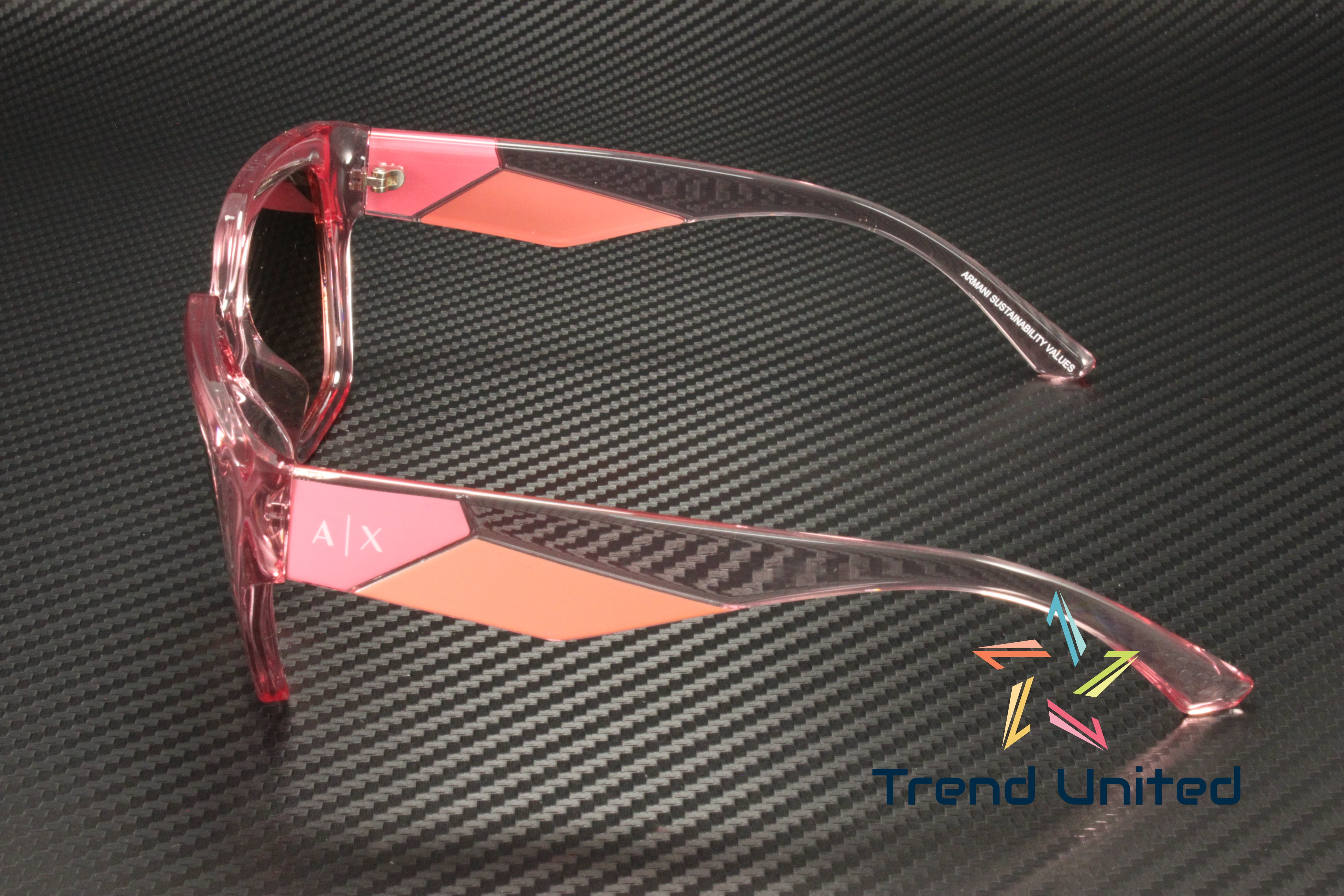 NWOT Armani Exchange Woman Sunglasses Armani Exchange AX4125SU54 Pink Armani Exchange Armani Exchange Sunglasses in Pink/Purple  main image 4