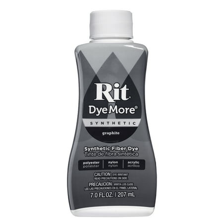 Rit DyeMore Graphite Synthetics Dye, 1 Each (Best Fabric Dye Brand)