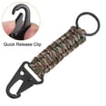 thumbnail image 3 of Hebilla de escalada con cuerda de paraguas, colgante tejido, llavero con pico de águila, cuerda de paraguas de siete núcleos, cuerda de paraguas tejida, llavero de joyería, 3 of 5