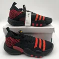 thumbnail image 2 of Ad-id-as Trae Young 2 Men's Size 8.5 Hawks Black Better Scarlet HQ0986, 2 of 6