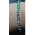 thumbnail image 3 of PAck de 10 pulseras San Judas Tadeo, ajustables chaquiron verde, recuerdo bautizo, recuerdo primera comunion, 3 of 4
