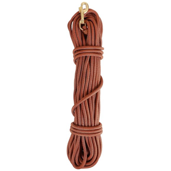 Adjustable Nylon Dog Leash Ideal For Backyard And Beach Use 20M Size In Coffee Color For Puppies And Small Dogs 1Pcs