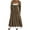 Khaki, variant on Lindreshi Fall Dresses for Women 2025 Homecoming Dresses Women's Casual Crewneck Long Sleeve Pullover Patchwork Pleated Solid Color Button Dress