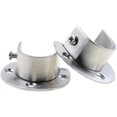 thumbnail image 5 of Soporte de tubo para armario de 2 piezas, soporte de barra para armario de acero inoxidable, soporte de barra con abrazadera ajustable, soporte de barra para armario en forma de U para soporte de gab, 5 of 5