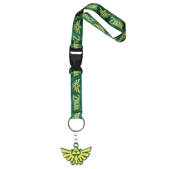 The Legend of Zelda Triforce Wristlet Strap Lanyard For Keys and Wallets | Hand and Wrist Lanyard Strap Keychain For Men Women
